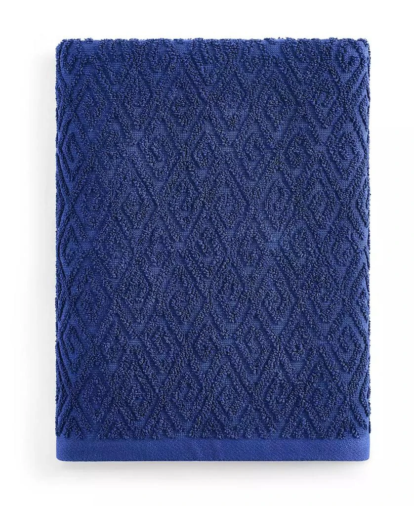 John Robshaw Maze Solid Texture Cotton Bath Towel, 54" x 32"