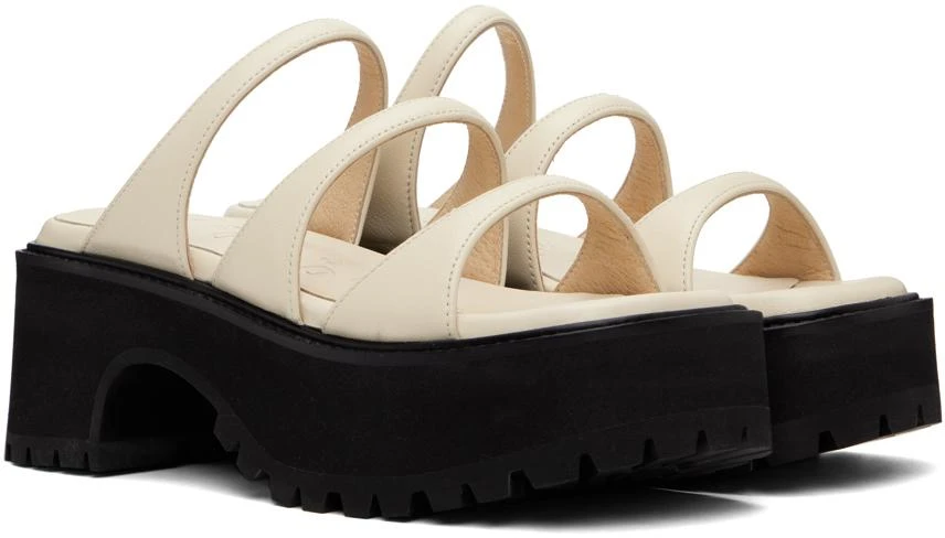 Marge Sherwood Off-White Platform Sandals 4