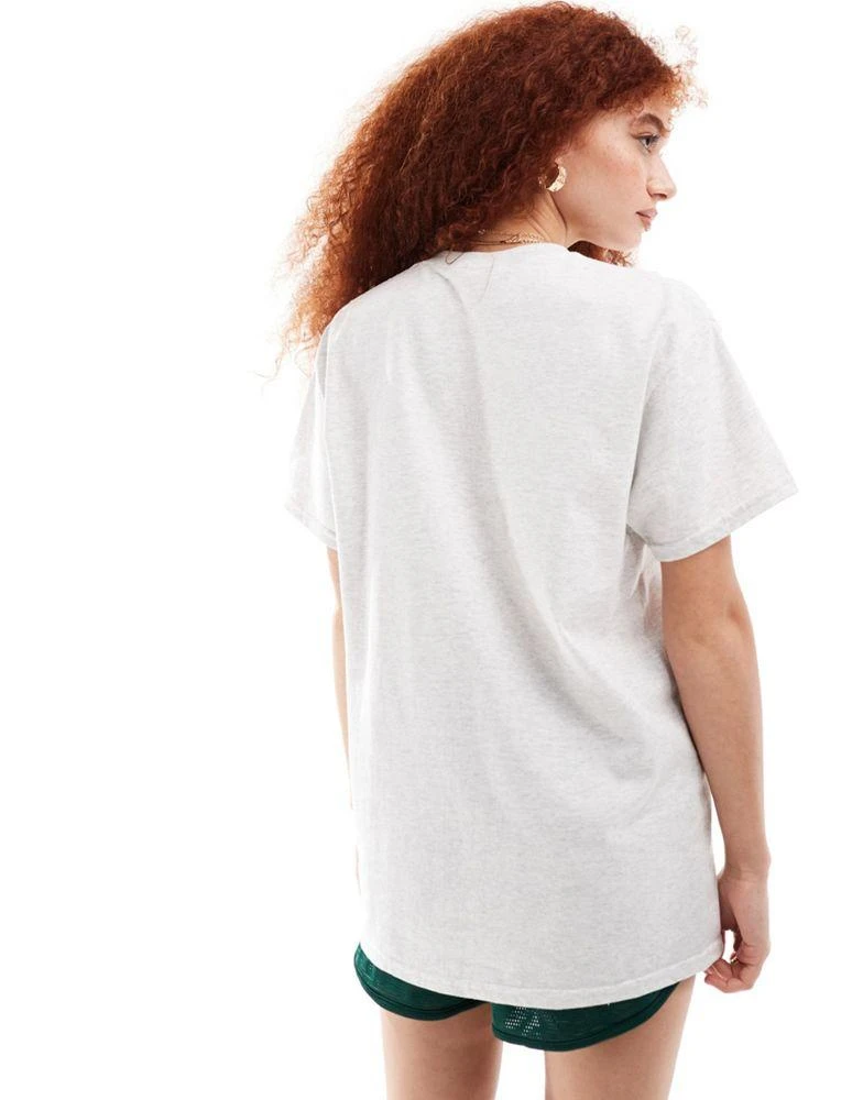 ASOS DESIGN ASOS DESIGN oversized t-shirt with newport yacht graphic in ice marl 2