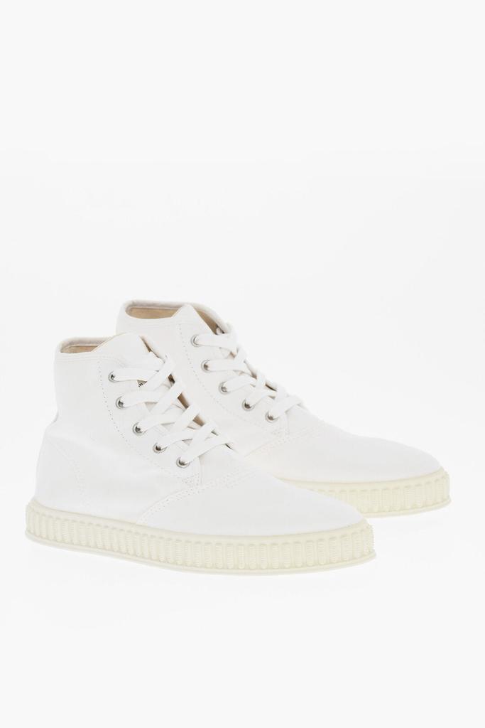 MAISON MARGIELA Maison Margiela MM22 Solid Color Cotton High-Top Sneakers