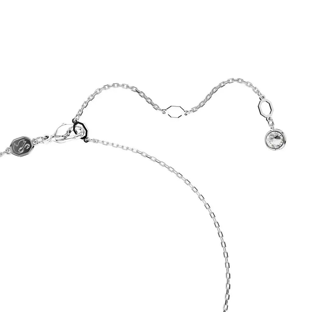 Swarovski Hyperbola pendant pave infinity white rose gold-tone plated 3