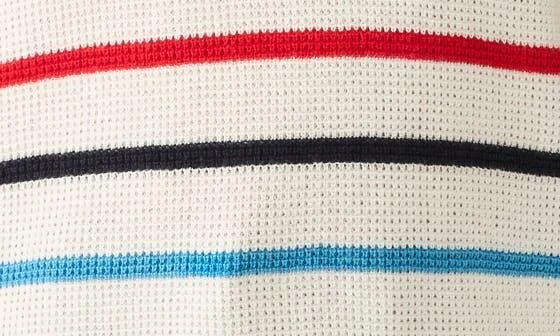 Faherty Throwback Waffle Knit Organic Cotton 
Cashmere Blend Pullover 4