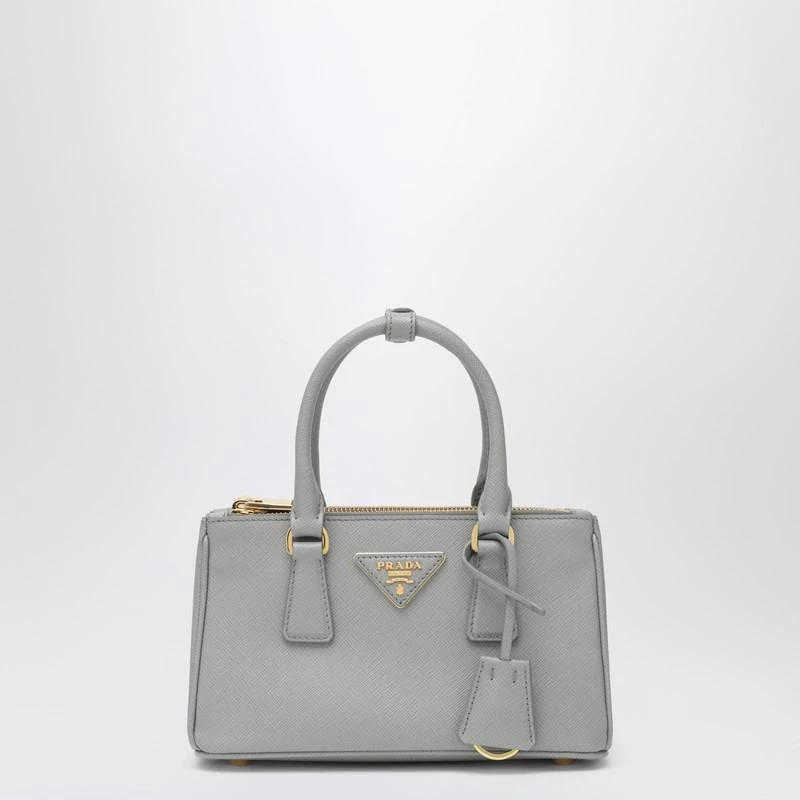 Prada Galleria mini bag light grey 1