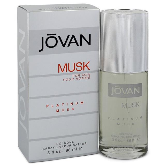 JOVAN 545956 3 oz  Platinum Musk Cologne Spray for Men