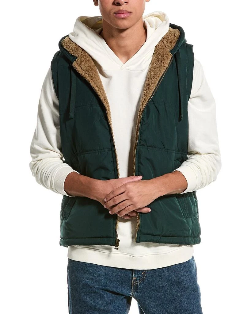 Weatherproof Vintage Sherpa-Lined Hooded Puffer Vest 1