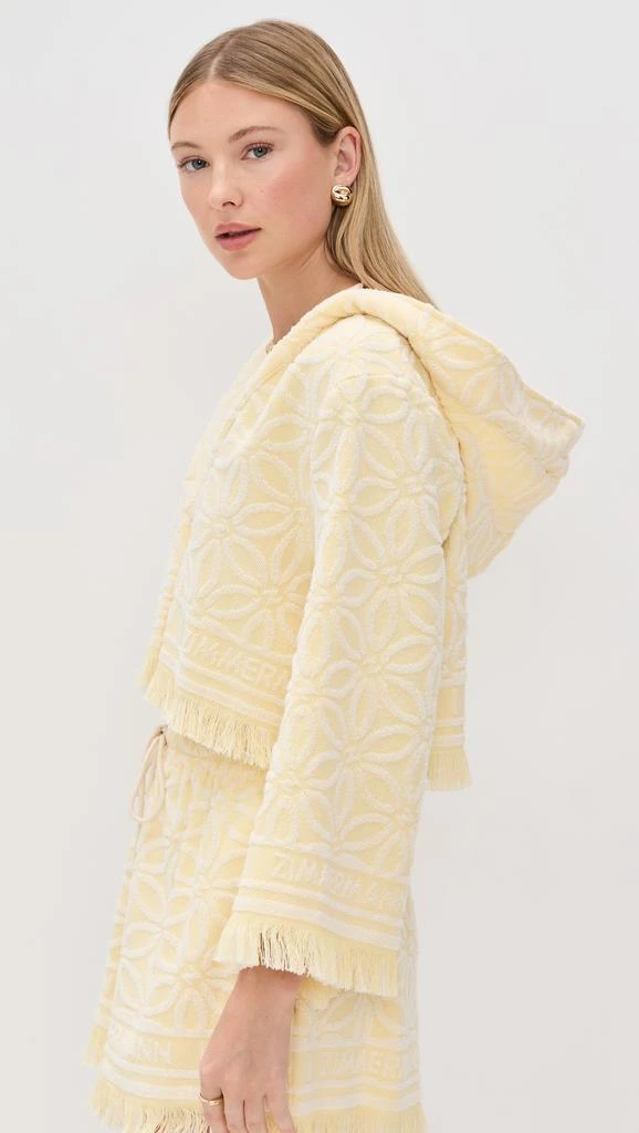 Zimmermann Coco Towelling Hooded Top 3