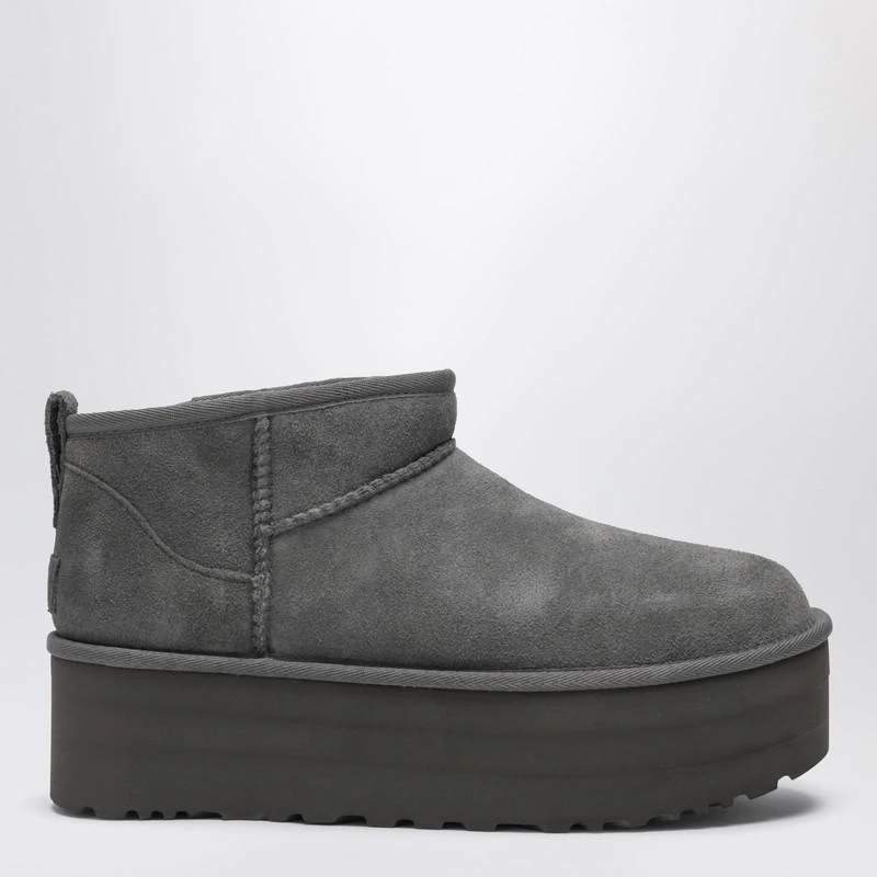 UGG Classic Ultra Mini grey boot with platform 1