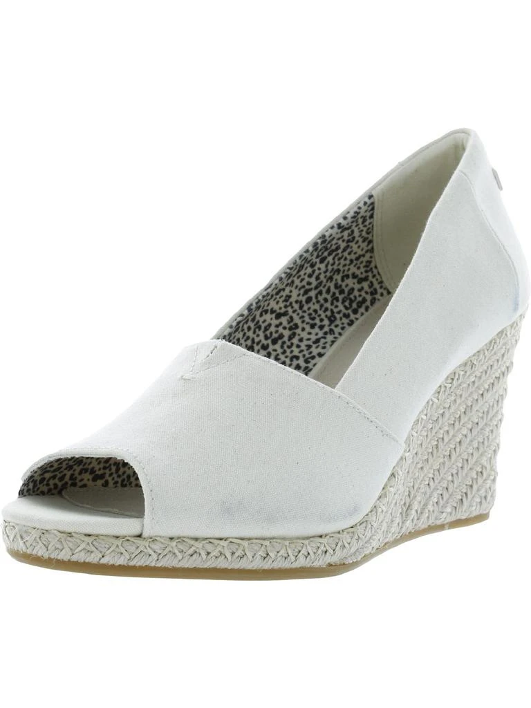 TOMS Michelle Womens Canvas Slip On Espadrilles 1