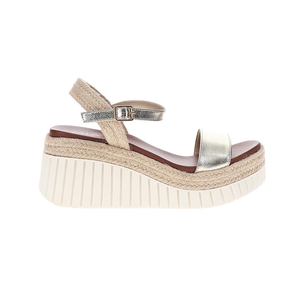 MIA Yanis Metallic Wedge Sandals