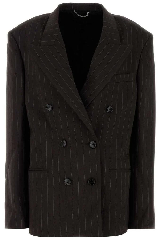 Magda Butrym Magda Butrym Pinstripe Double-Breasted Blazer 1