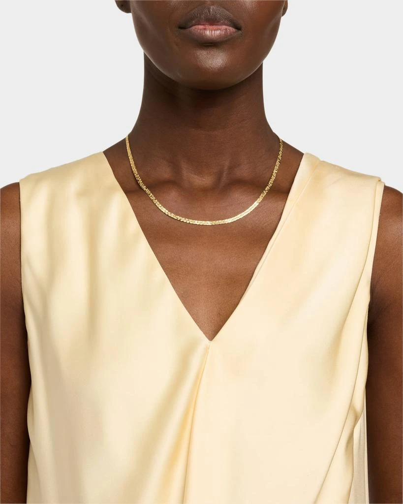 Devon Leigh Textured Sparkle Chain Necklace 2