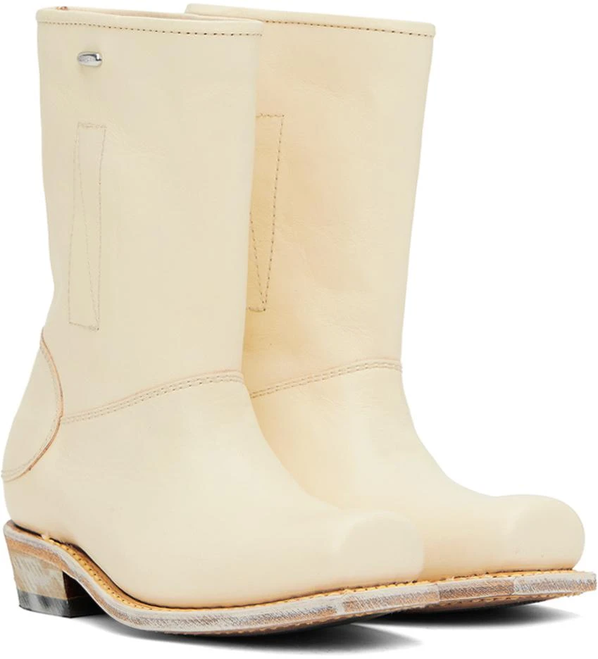 Our Legacy Off-White Gear Chelsea Boots 4