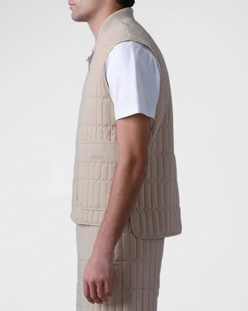 Mackage Men's Levi Water-Resistant Quilted Down Vest 3