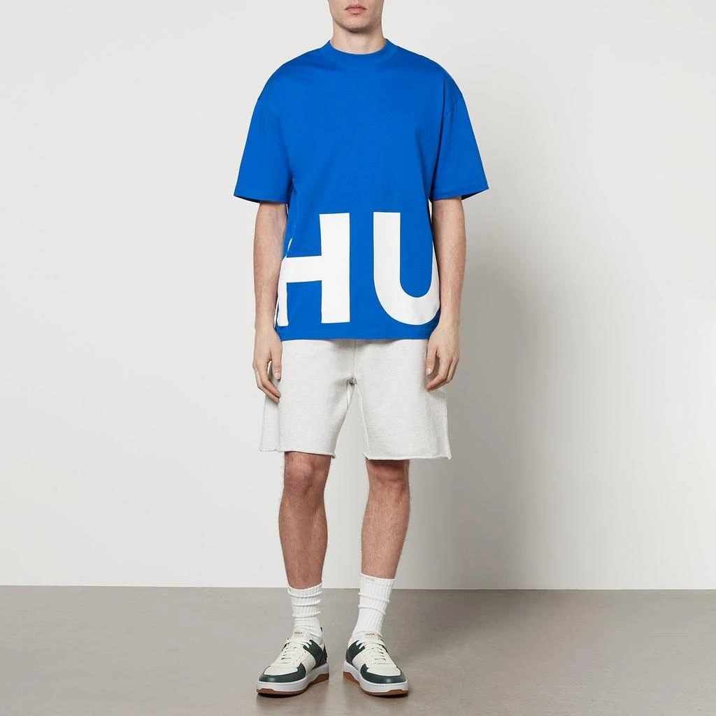 HUGO Blue HUGO Blue Nooper Loopback Cotton-Jersey Shorts 3