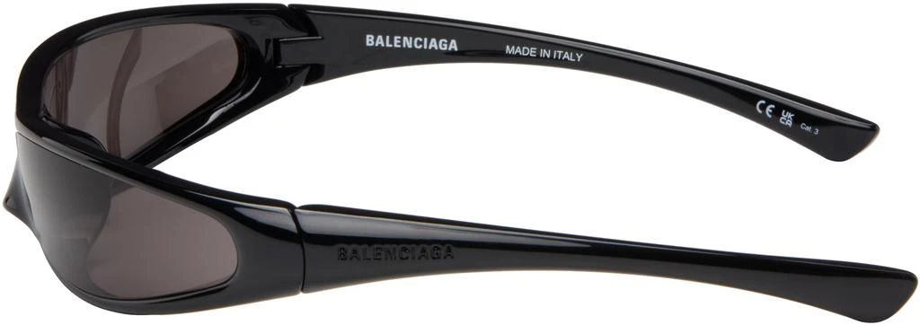 Balenciaga SSENSE Exclusive Black Avant Premier Thin Sunglasses 3