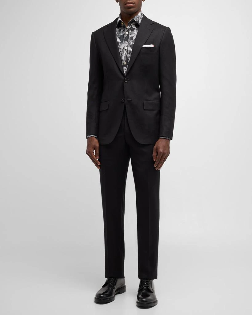 Kiton Men's Wool-Cashmere Solid Suit 4