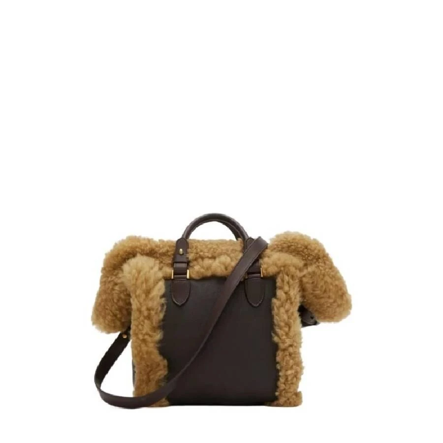 Burberry Small Shield Shearling Tote Bag 2
