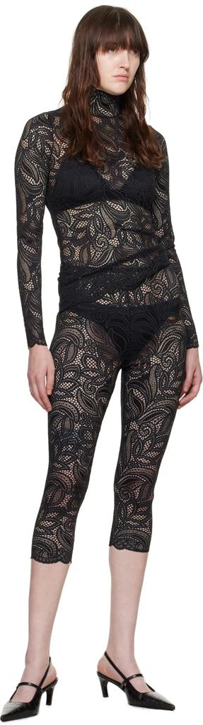 Beaufille Black Cassia Capri Leggings 4