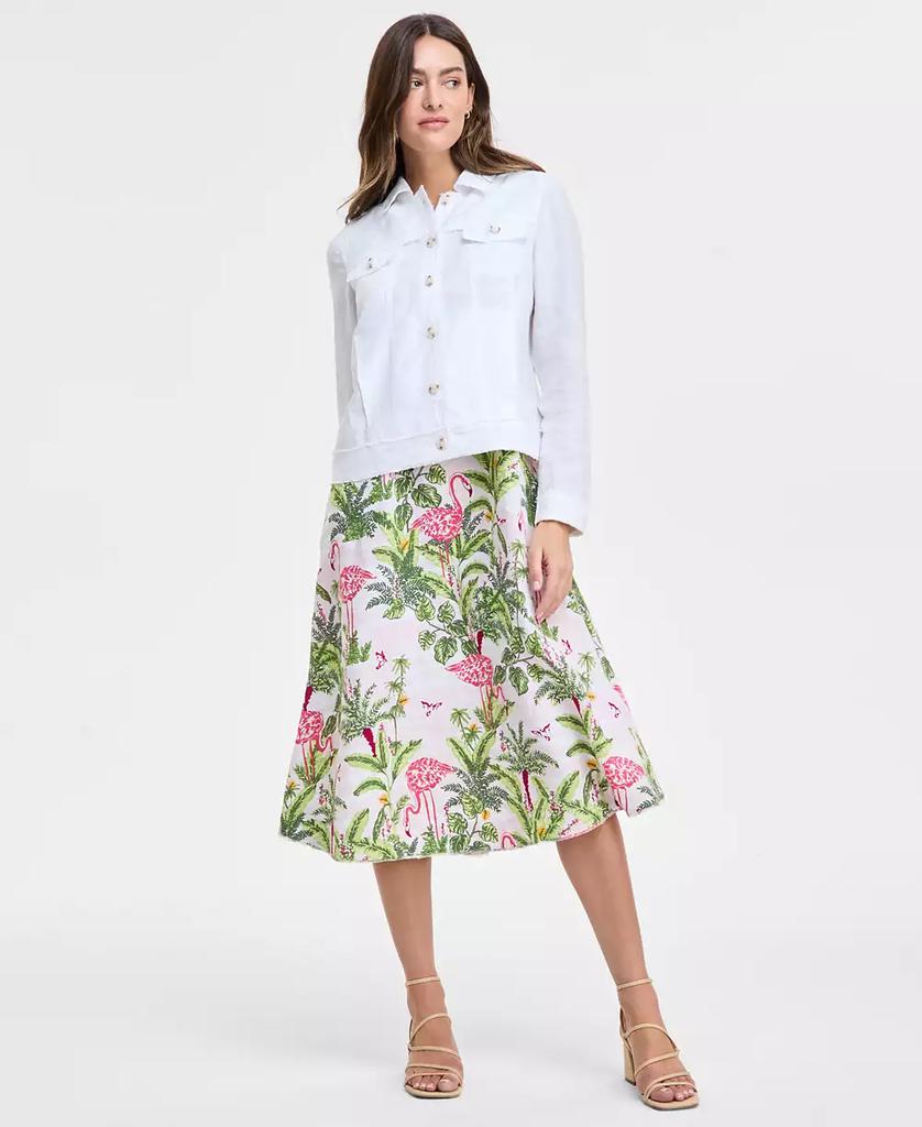 Charter Club Women's 100% Linen Jacket, Created for Macy's