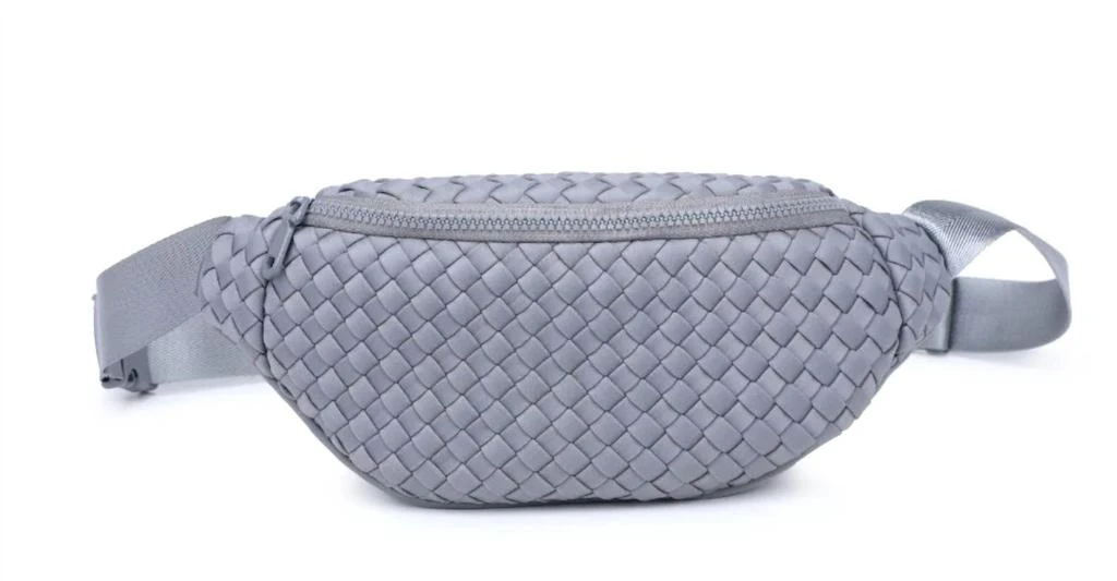 SOL and SELENE Aim High Belt Bag In Grey 3