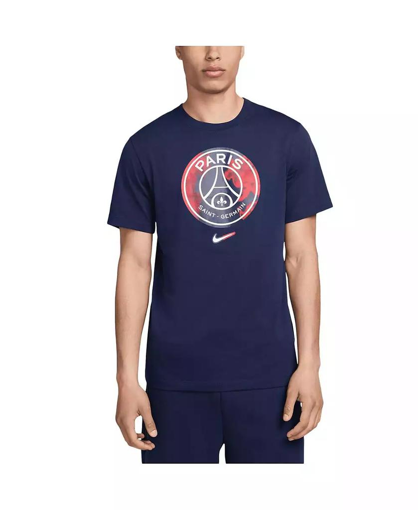 NIKE Men's Navy Paris Saint-Germain Crest T-Shirt