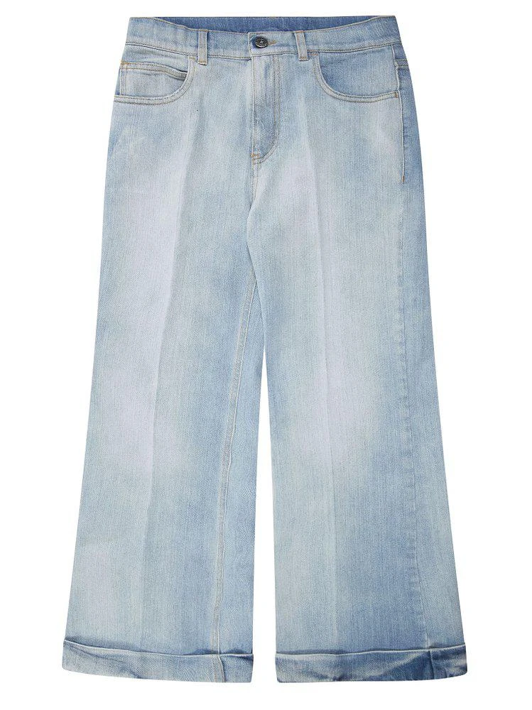 Golden Goose Golden Goose Kids Logo Embroidered Jeans