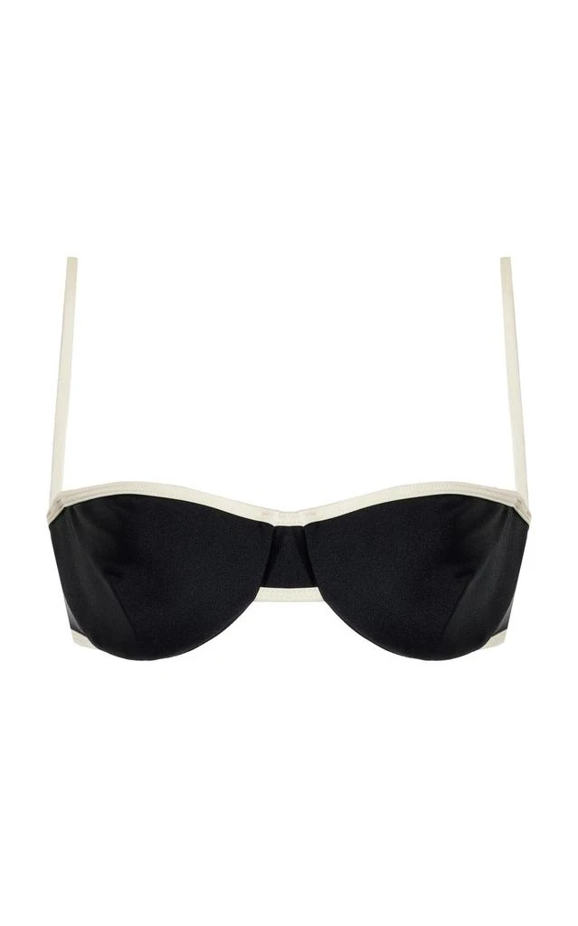 JUILLET SWIMWEAR JUILLET SWIMWEAR - Exclusive Ingrid Bikini Top - Black/white - S - Moda Operandi 1