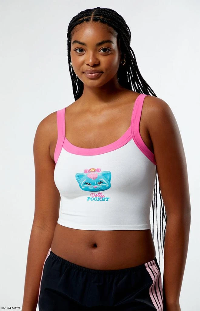 Polly Pocket Kitty Colorblock Tank Top 2