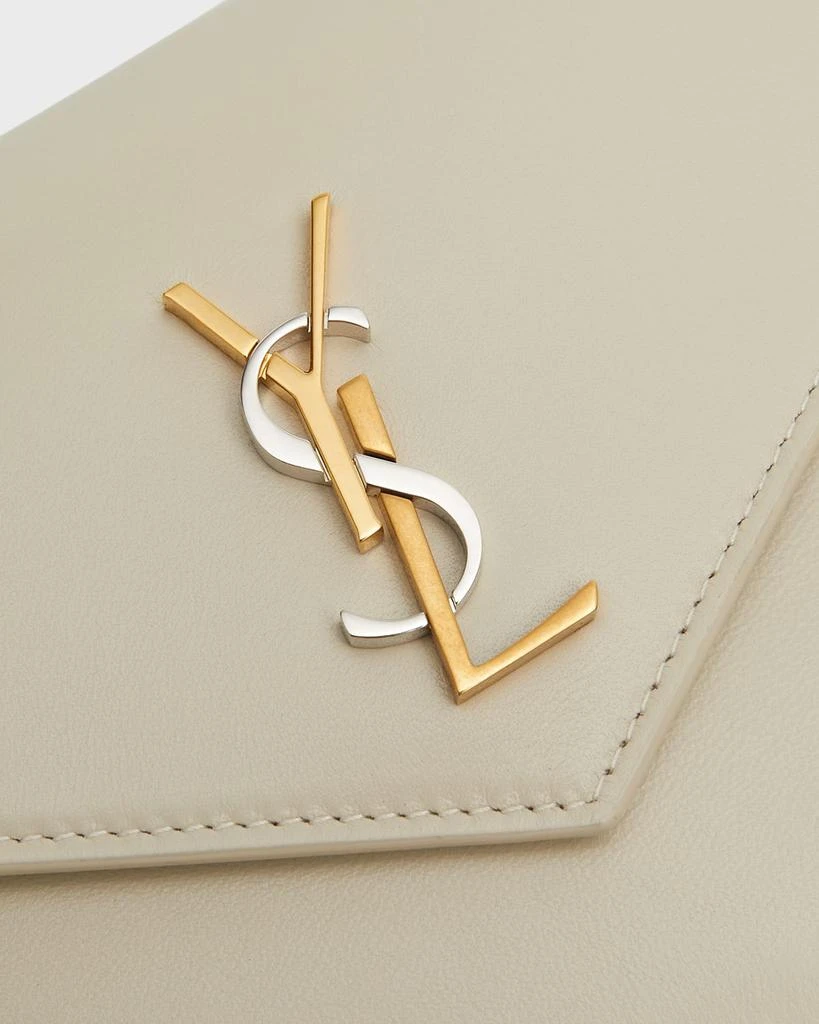 Yves Saint Laurent YSL Monogram Wallet on Chain in Smooth Leather 6