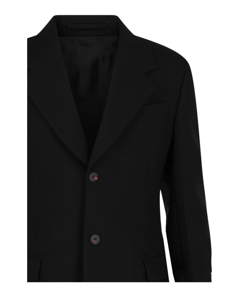 Salvatore Ferragamo Notched Lapel Wool Blazer 3