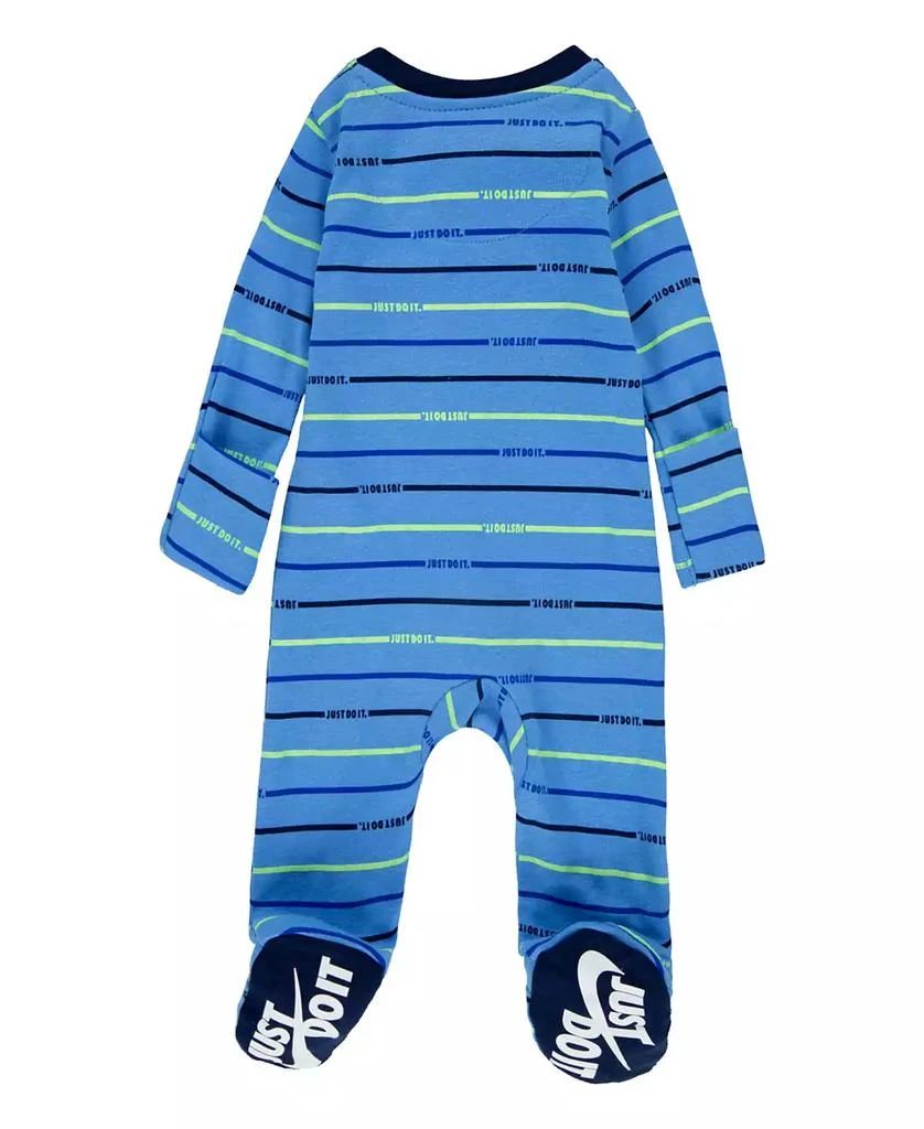 NIKE Baby Girls or Boys Printed Footed Coverall 2