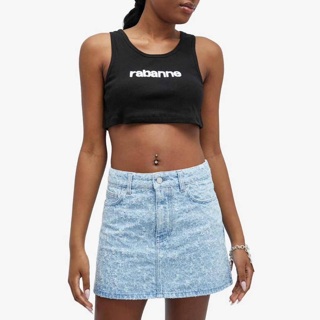 Paco Rabanne Paco Rabanne Logo Crop Top 2