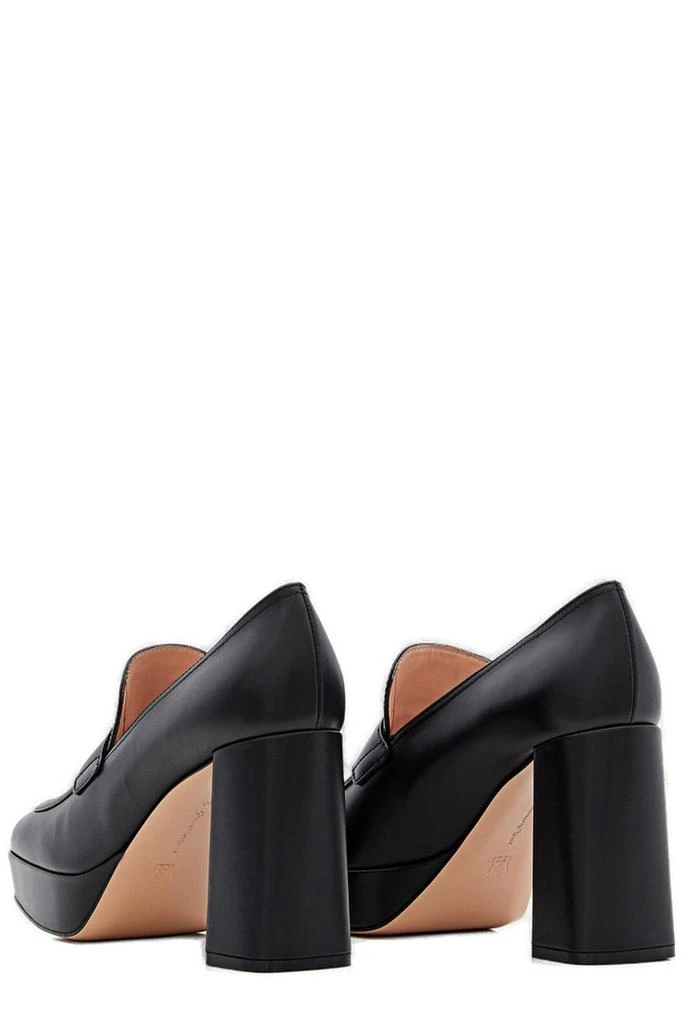 Gianvito Rossi Gianvito Rossi Rouen Square Toe Penny Loafers 3