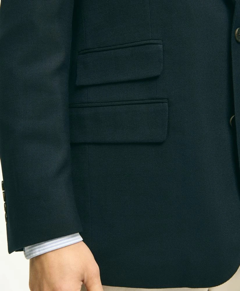Brooks Brothers Classic Fit Stretch Wool Hopsack Blazer 6