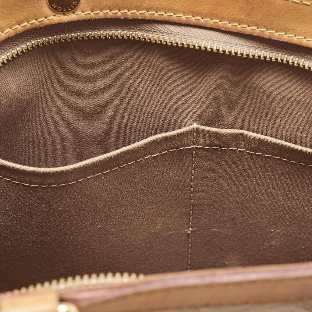 Louis Vuitton Louis Vuitton Beige Poudre Monogram Vernis Brea MM Bag 20