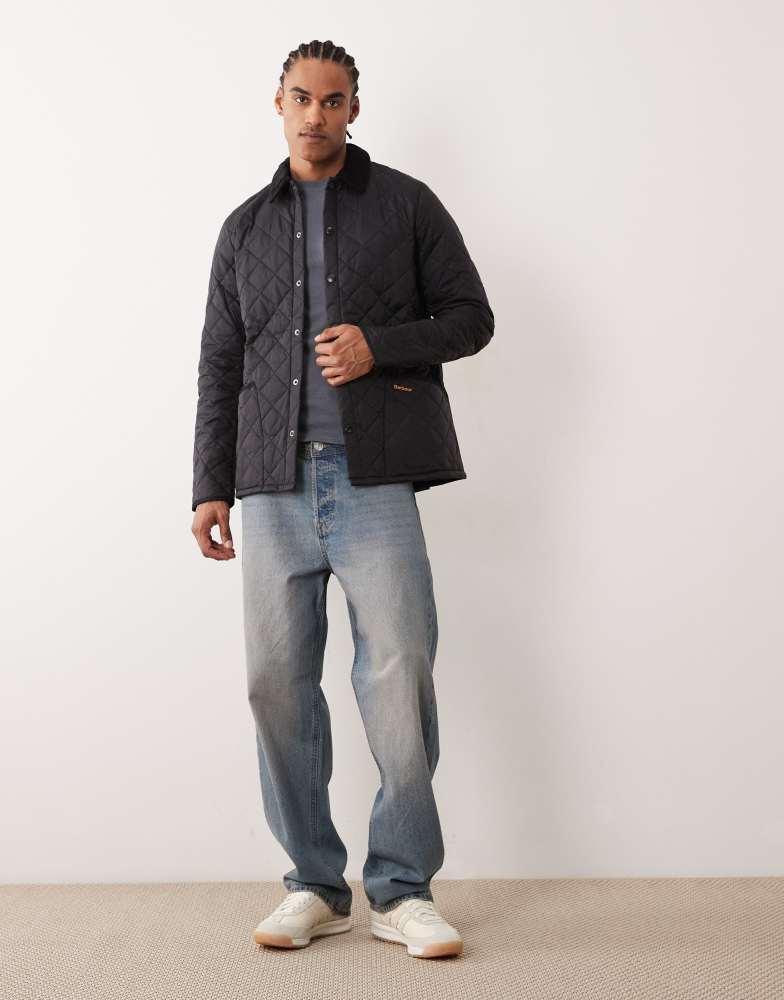 Barbour Heritage Liddesdale quilted jacket in black – On Sale Now