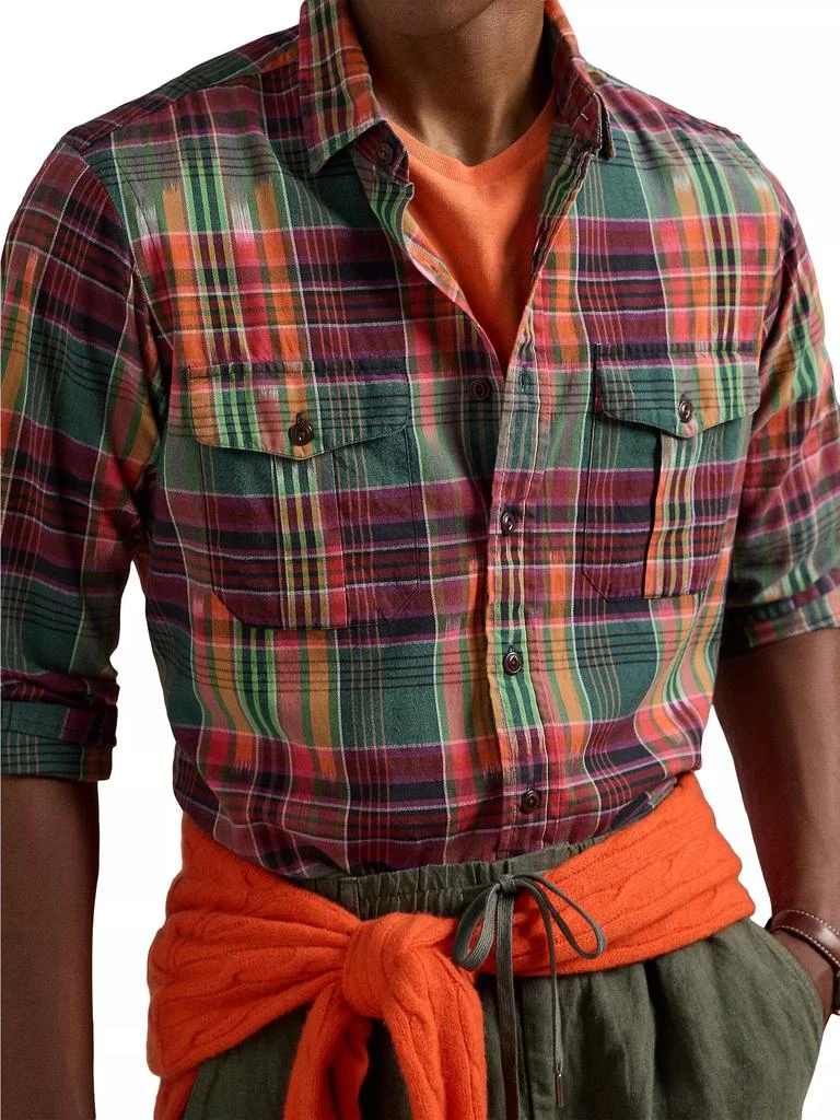 Polo Ralph Lauren Classic-Fit Madras Workshirt 5