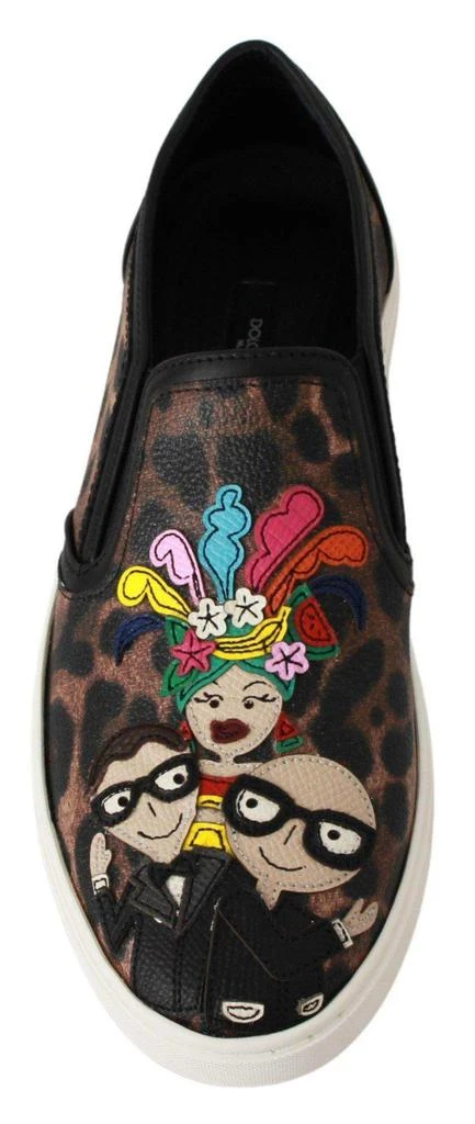 Dolce & Gabbana Dolce & Gabbana  Leather Leopard #dgfamily Loafers Shoes 6