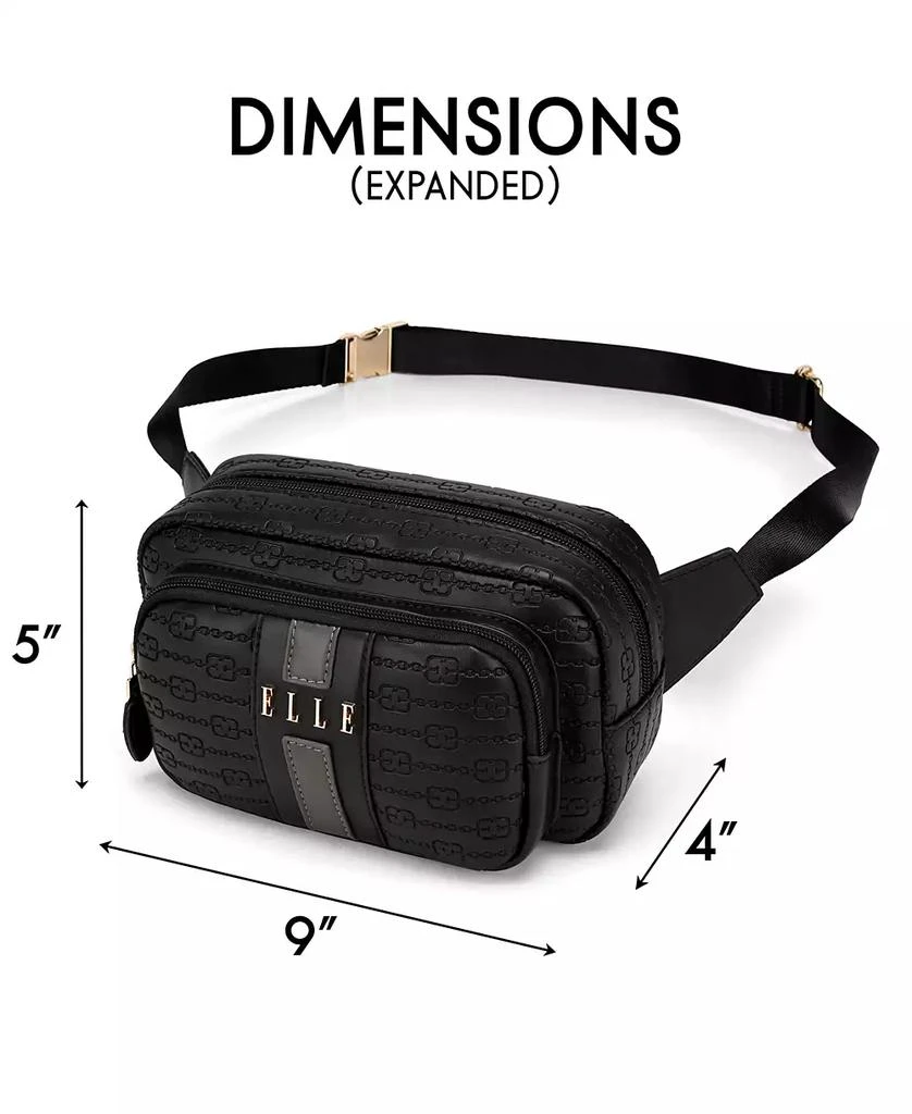 ELLE Eleganza 1.6 Liters Monogram Sling Bag 4