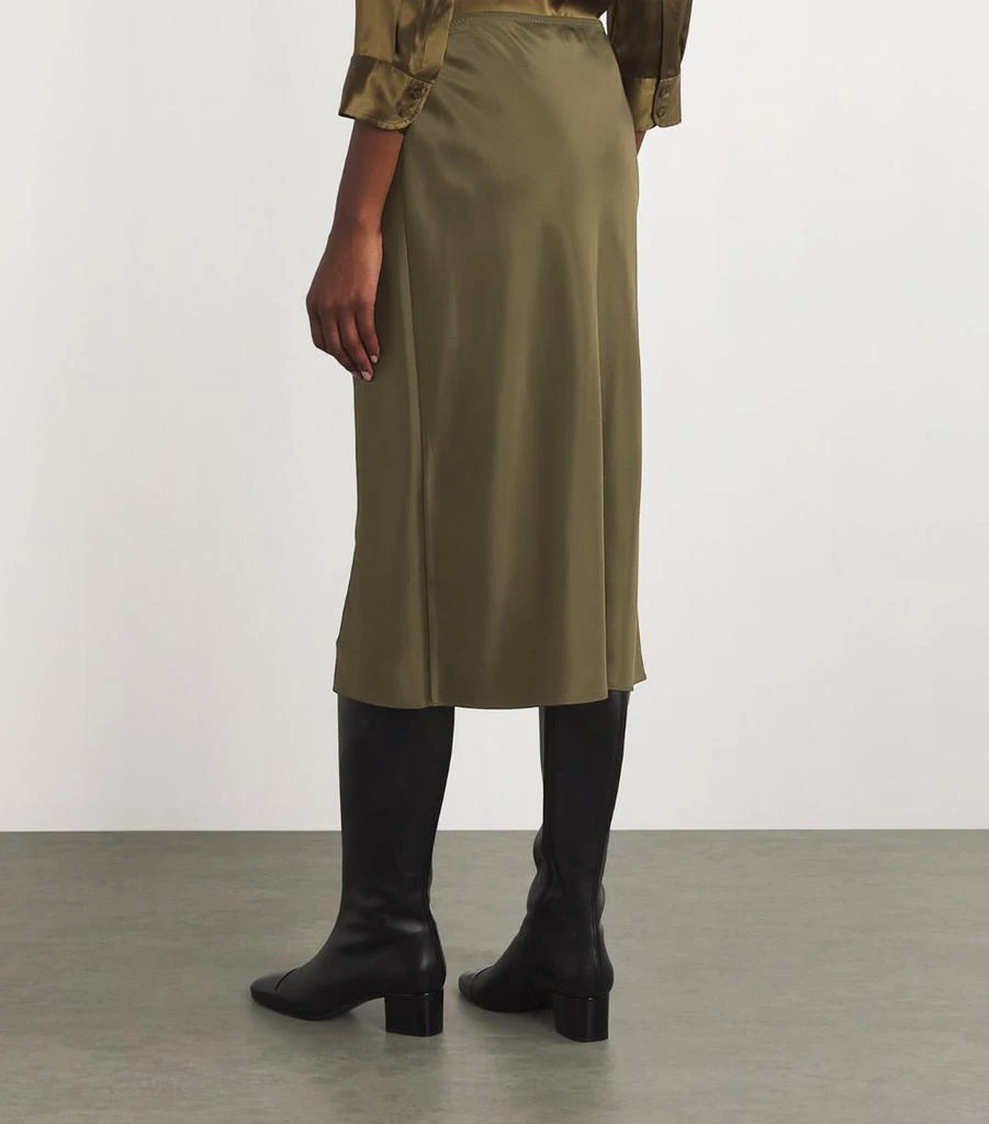 Joseph Silk-Satin Isaak Skirt 4