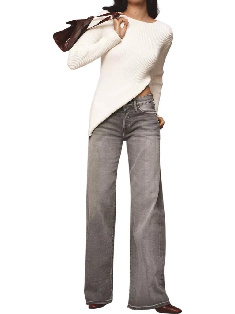 Re/Done Re/Done - Mid Rise Wide Leg Jeans 2