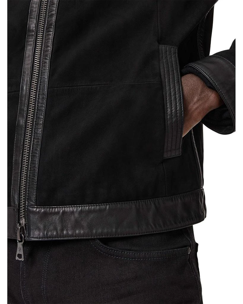 John Varvatos Jaxon Waxed Suede Jacket 7