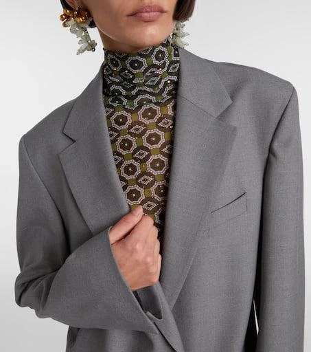 Dries Van Noten Wool-blend blazer 4