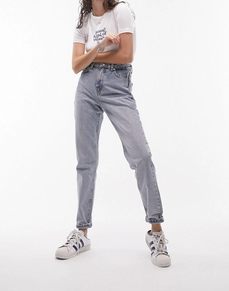 Topshop Topshop Original Mom high rise jean in bleach 1