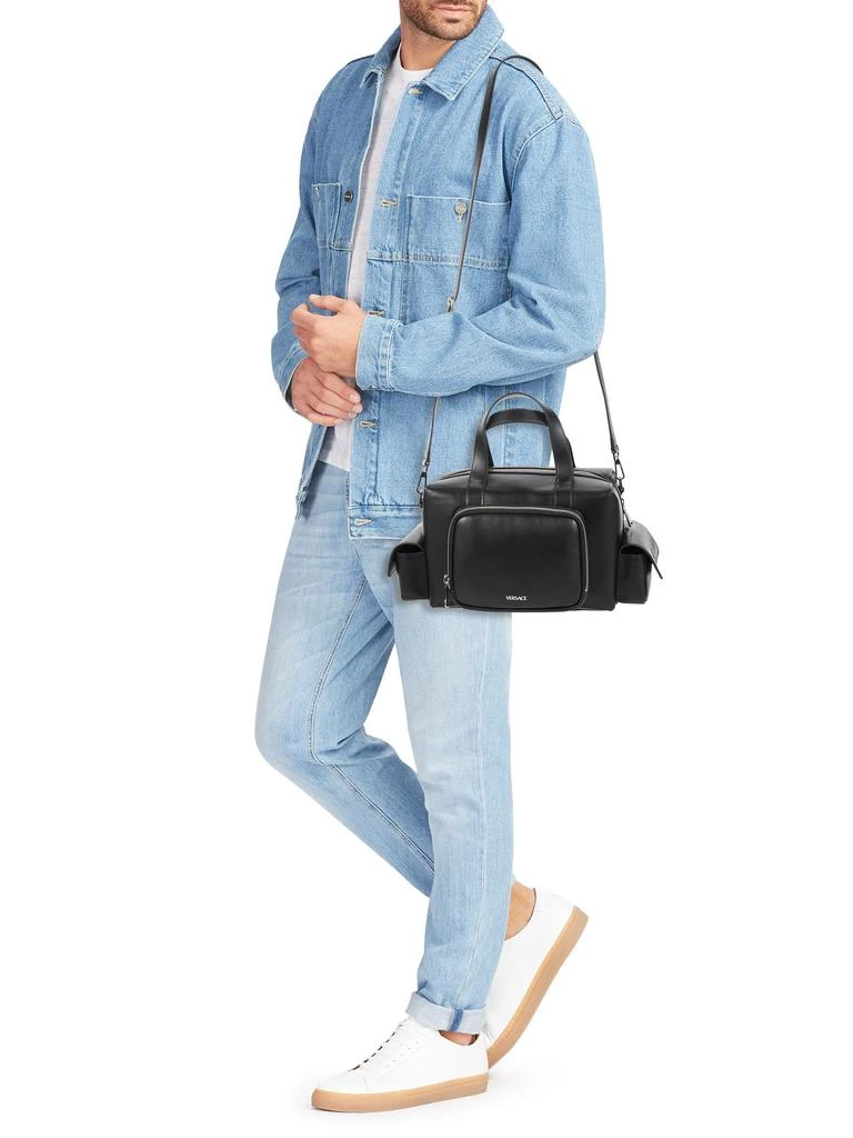 Versace Boston Leather Duffle Bag 2