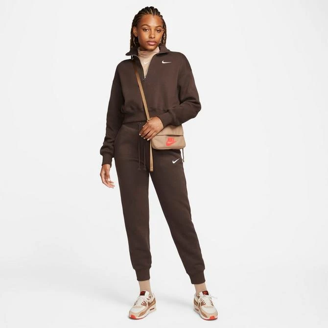 NIKE Women's Nike Sportswear Phoenix Fleece Oversized Half-Zip Crop Sweatshirt 2