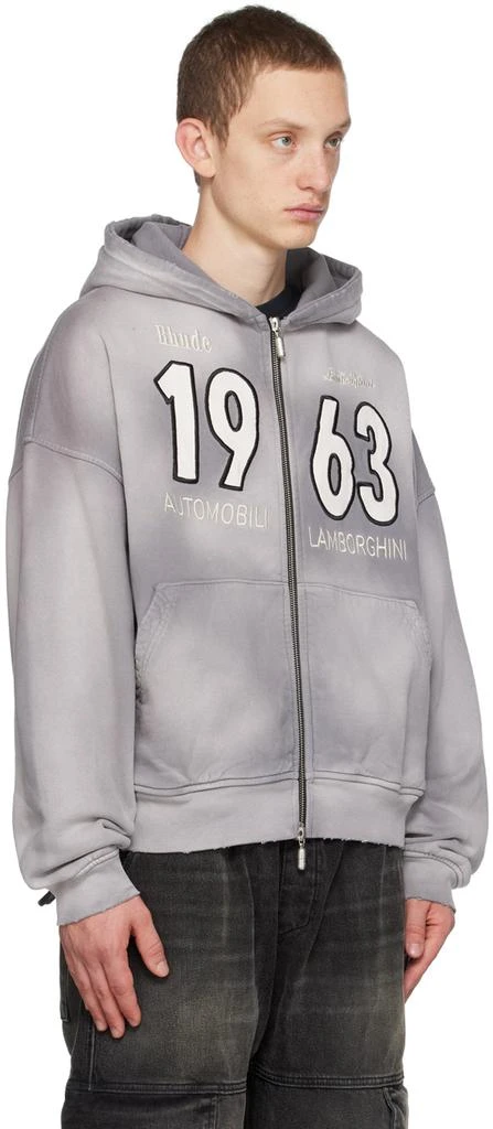 Rhude Gray Automobili Lamborghini Edition Hoodie 2