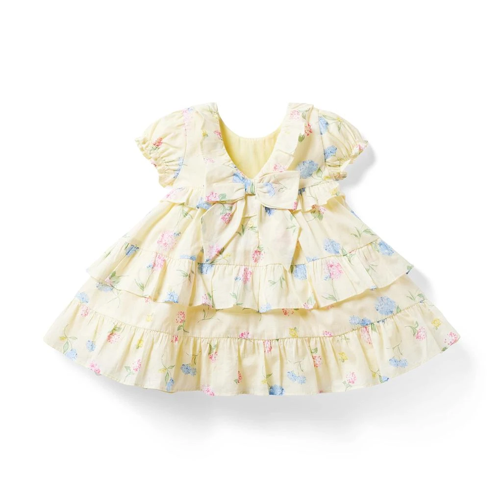 Janie and Jack Floral Tiered Dress (Infant) 2