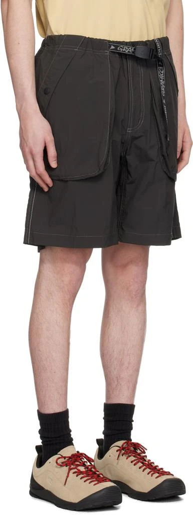 And Wander Gray Gramicci Edition Brushed Nylon Shorts 2