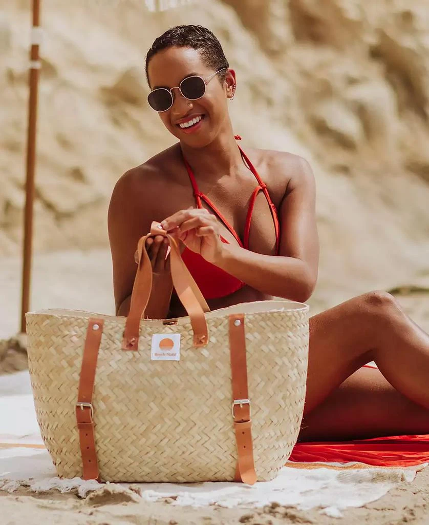 Beach State Hermosa Woven Beach Cooler Tote Bag 3